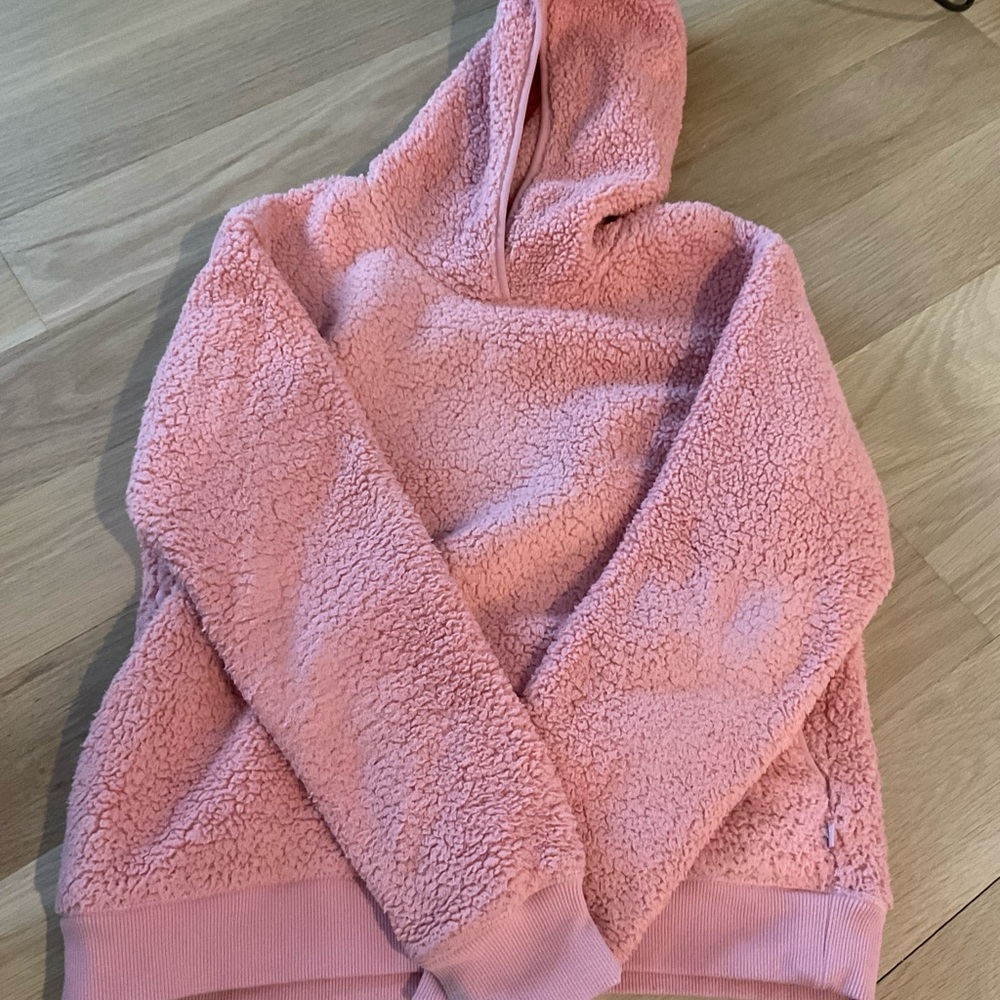 Cozy Pink Sherpa Hoodie